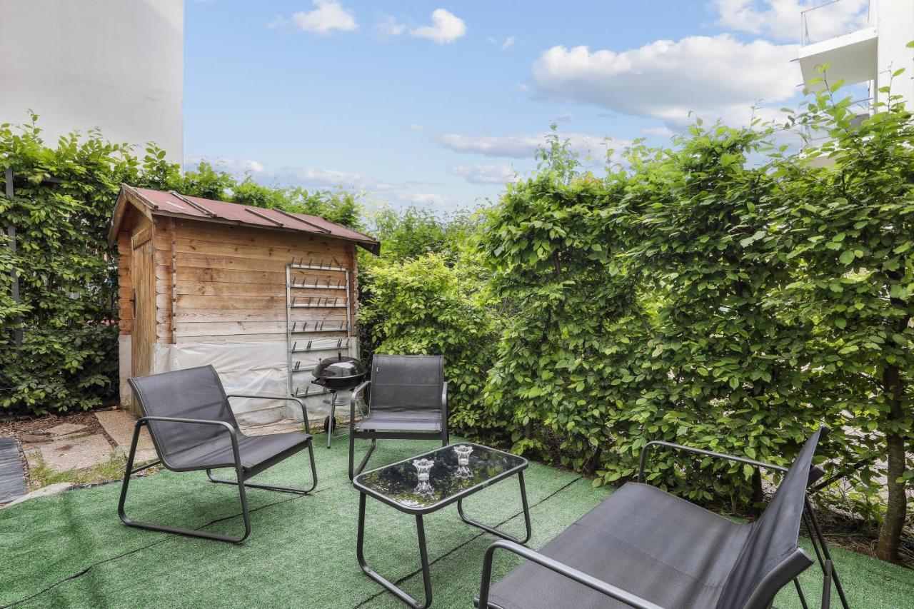 Apart-Chic-Les-Ulis With Balcon, Terrasse And Parking 雷祖里 外观 照片